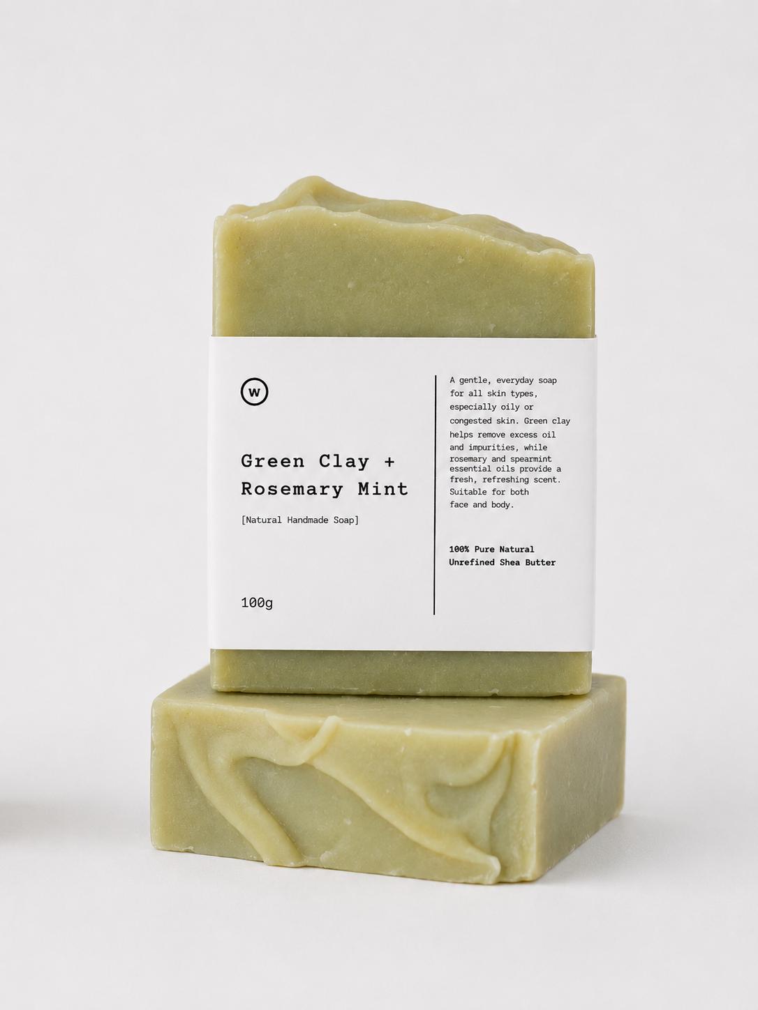 Green Clay + Rosemary Mint 100g